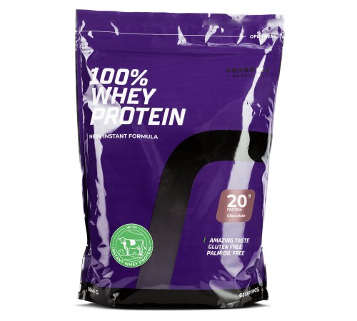 Сывороточный протеин, 100% Whey Protein Instant, Progress Nutrition 1840 гр (Шоколад)