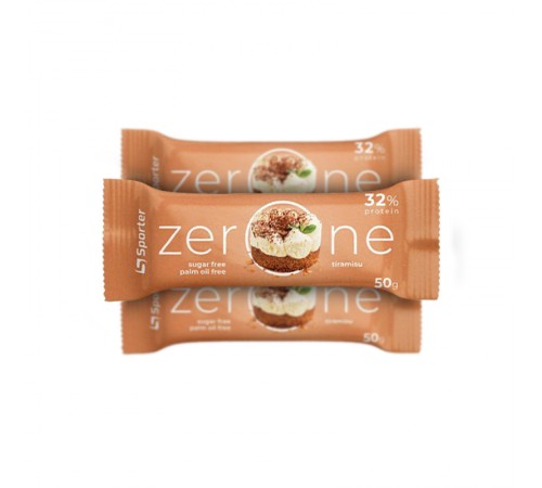 Протеиновый Батончик Zero One Protein Bar, Sporter 50гр, (Тирамису) Протеиновый Батончик Zero One Protein Bar, Sporter 50гр, (Тирамису)