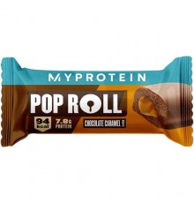 Протеиновый батончик Pop Roll Bar, MyProtein 27гр, (Шоколад карамель)