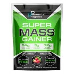 Гейнер, Super Mass Gainer, Powerful Progress, 1 кг (Клубника)