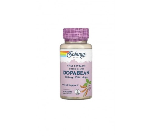 Мукуна жгучая, Mucuna Pruriens, Solaray, 60 капсул