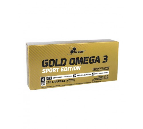 Омега 3, Gold Omega 3 Sport Edition, Olimp, 120 капсул Омега 3, Gold Omega 3 Sport Edition, Olimp, 120 капсул