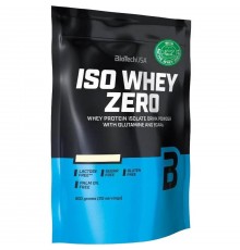 Ізолят cироваткового протеїну, Iso Whey Zero Lactose Free, BioTechUSA, 500 грам (Печиво-крем)