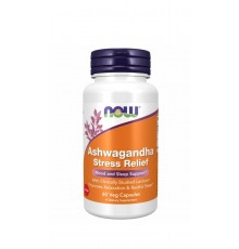 Ашваганда, Ashwagandha Stress Relief, Now Foods, 60 вег. капсул