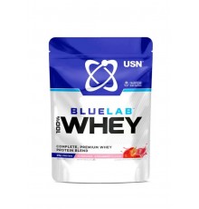 Сывороточный протеин, Blue Lab 100% Whey Premium Protein, USN, 476 грамм, Клубника
