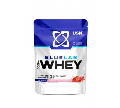 Сироватковий протеїн, 100% Whey protein Blue Lab, USN, 476 грам (Полуниця) Сироватковий протеїн, 100% Whey protein Blue Lab, USN, 476 грам (Полуниця)