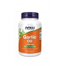 Часникова олія, Garlic Oil, Now Foods, 1500 мг, 250 капсул