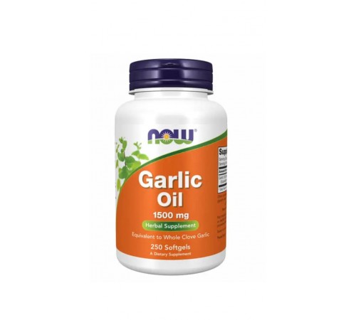 Чесночное масло, Garlic Oil, Now foods, 1500 мг, 250 капсул Чесночное масло, Garlic Oil, Now foods, 1500 мг, 250 капсул