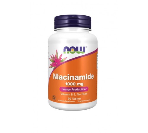 Ниацинамид, витамин В-3, Niacinamide, Now Foods, 1000 мг, 90 таблеток Ниацинамид, витамин В-3, Niacinamide, Now Foods, 1000 мг, 90 таблеток