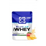 Сироватковий протеїн, 100% Whey protein Blue Lab, USN, 476 грам (Манго)