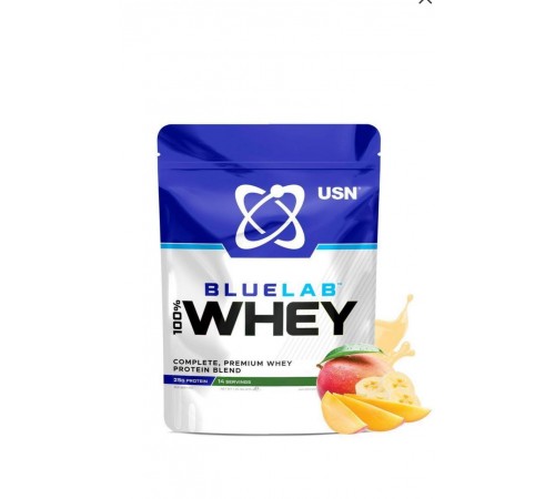 Сироватковий протеїн, 100% Whey protein Blue Lab, USN, 476 грам (Манго) Сироватковий протеїн, 100% Whey protein Blue Lab, USN, 476 грам (Манго)