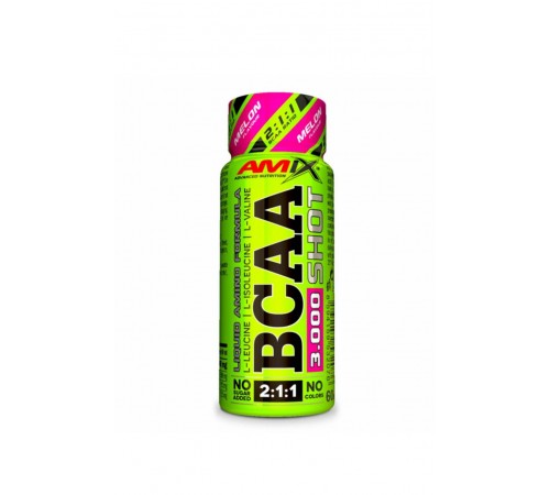 BCAA 3000 Shot, AMIX, 60 мл, Арбуз BCAA 3000 Shot, AMIX, 60 мл, Арбуз