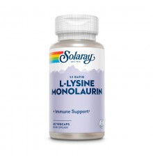L-Лізин Монолаурін, L-Lysine Monolaurin 1:1, Solaray, 60 капсул