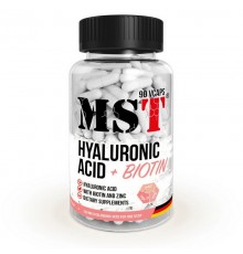Гіалуронова кислота з біотином, Hyaluronic Acid + Biotin, MST, 90 капсул
