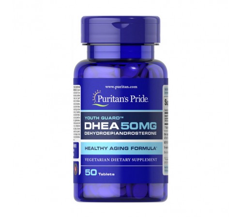 ДГЕА (дегідроепіандростерон), DHEA, Puritan's Pride, 50 мг, 50 таблеток ДГЕА (дегідроепіандростерон), DHEA, Puritan's Pride, 50 мг, 50 таблеток