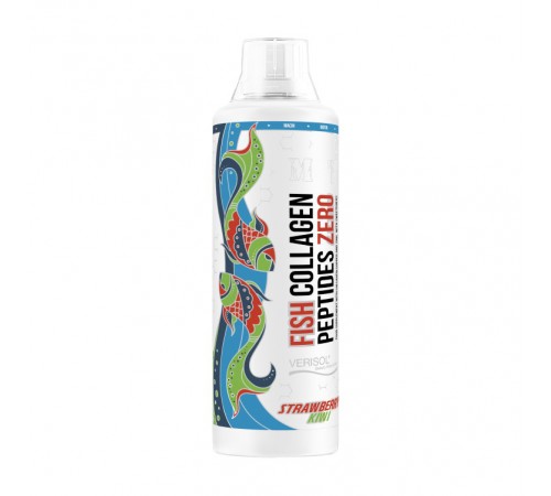 Риб'ячий колаген, Fish Collagen Peptides Zero, MST, 500 мл (Полуниця-ківі)