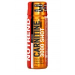 Карнітин, Carnitine, Nutrend, 3000 Shot, 60 мл (Полуниця)