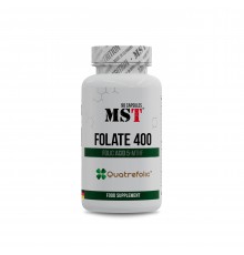Фолиевая кислота, MST, Folate 400 Quatrefolic® (folic acid (5-mthf)) 90 капсул