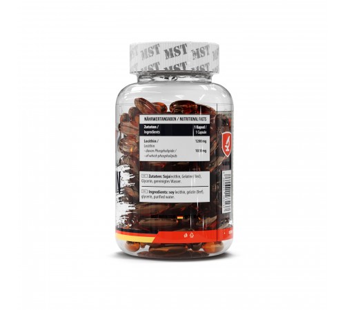 Лецитин, Lecithin 1200 мг, 100 капсул MST