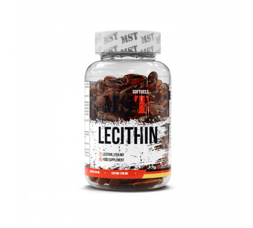 Лецитин, Lecithin 1200 мг, 100 капсул MST