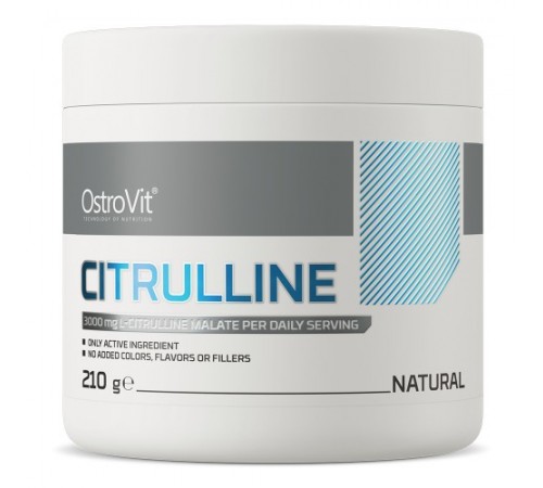 Цитрулін, Citrulline OstroVit 210гр, (Без смаку) Цитрулін, Citrulline OstroVit 210гр, (Без смаку)