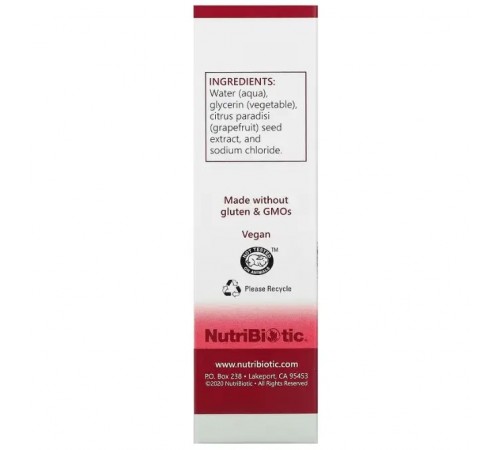 Назальный спрей, Nutribiotic (Грейпфрут) Назальный спрей, Nutribiotic (Грейпфрут)