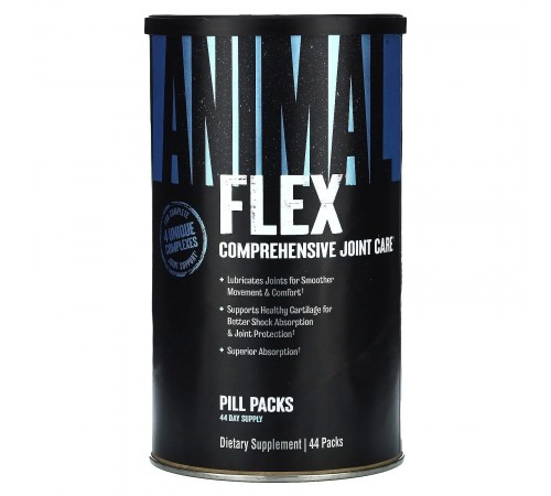 Комплекс для суглобів та зв'язок Animal Flex 44pack, Universal Nutrition (44 пакетики) Комплекс для суглобів та зв'язок Animal Flex 44pack, Universal Nutrition (44 пакетики)
