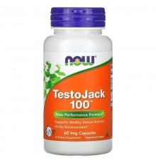 Репродуктивне здоров'я чоловіків, TestoJack 100, Now Foods, 60 капсул