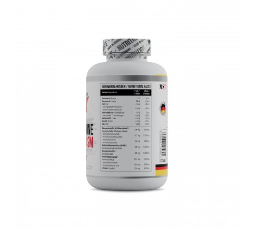 Глюкозамін Хондроїтин, Glucosamine Chondroitin MSM + Hyaluronic Acid & L-Prolin, MST, 180 таблеток Глюкозамін Хондроїтин, Glucosamine Chondroitin MSM + Hyaluronic Acid & L-Prolin, MST, 180 таблеток