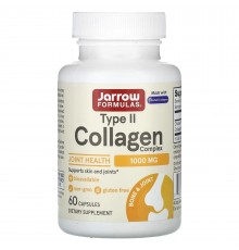 Колаген комплекс II типу, Type II Collagen, Jarrow Formulas, 500 мг, 60 капсул