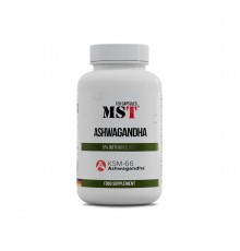 Ашваганда, Ashwagandha KSM-66, MST, 120 капсул