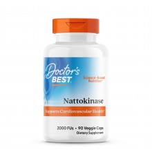 Наттокіназа, Nattokinase, Doctor's Best, 2.000 FUs, 90 капсул