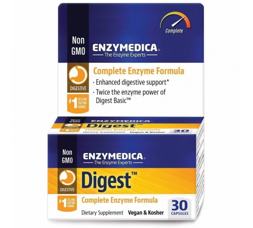 Повна формула ензимів, Complete Enzyme Formula, Enzymedica, Digest, 30 капсул Повна формула ензимів, Complete Enzyme Formula, Enzymedica, Digest, 30 капсул