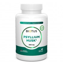Подорожник, Psyllium Husk Biotus, 200 капсул