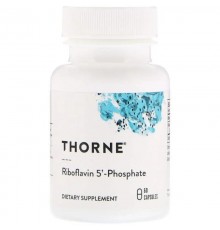Вітамін В2 (Рибофлавін), Riboflavin 5 Phosphate, Thorne Research, 60 капсул