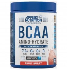 Амінокислоти, BCAA Amino-Hydrate, Applied Nutrition, 450 грам (Фруктовий бум)