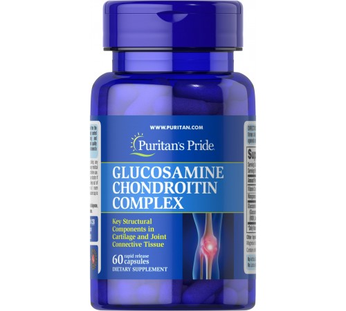 Глюкозамин хондроитин, Glucosamine Chondroitin Complex, Puritan's Pride, 60 капсул Глюкозамин хондроитин, Glucosamine Chondroitin Complex, Puritan's Pride, 60 капсул