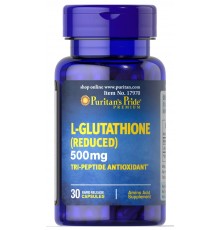 Глутатіон, L-Glutathione Puritan's Pride, 500 мг, 30 капсул