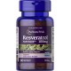 Ресвератрол, Resveratrol, Puritan's Pride, 100 мг, 60 гелевих капсул