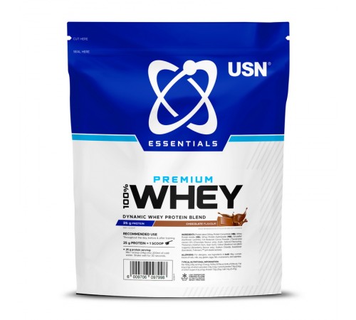 Сироватковий протеїн, Essentials 100% Dynamic Whey, USN, 500 грам (Шоколад)
