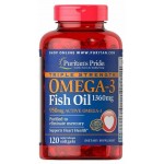 Омега-3 риб'ячий жир, Omega-3 Fish Oil, Puritan's Pride, 1360 мг (950 мг активного омега-3), 120 кап