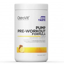 Предтренировочный комплекс, PUMP Pre-Workout Formula, OstroVit, 500 грамм (Лимон)