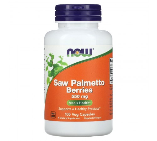 Со Пальметто, Saw Palmetto, Now Foods, 550 мг, 100 капсул Со Пальметто, Saw Palmetto, Now Foods, 550 мг, 100 капсул