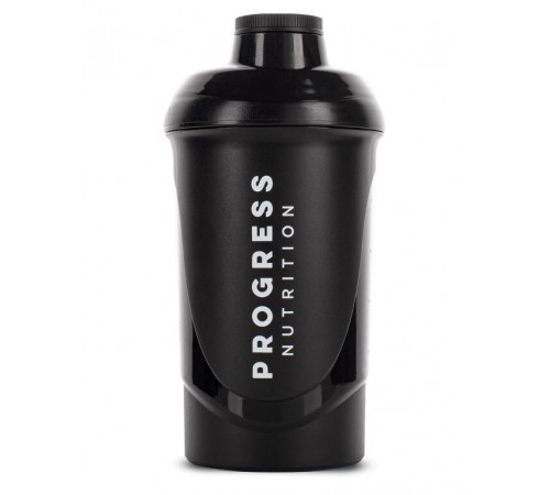 Шейкер, Shaker, Progress Nutrition, 600 мл (Черный) Шейкер, Shaker, Progress Nutrition, 600 мл (Черный)
