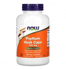 Подорожник, Псилліум ( Psyllium Husk ), Now Foods, 700 мг, 180 капсул