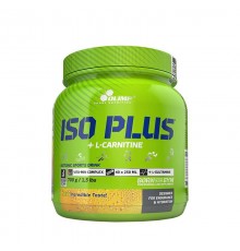 Изотоник+карнитин, Iso Plus+L-Carnitine, OLIMP, 700 грамм (Лимон)