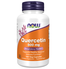 Кверцетин, Quercetin, Now Foods, 500 мг, 100 капсул