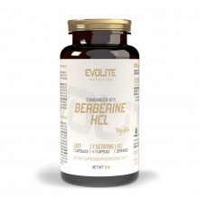 Берберин, Berberine HCL, Evolite Nutrition, 400 мг, 60 капсул
