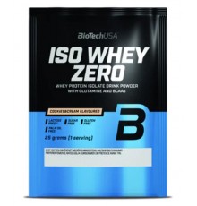 Изолят сывороточного протеина, Iso Whey Zero, BioTech, 25 грамм, (Печенье-Крем) Пробник