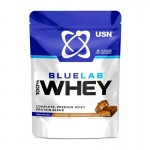 Сывороточный протеин, 100% Whey protein Blue Lab, USN, 476 грамм (Шоколад-Карамель)